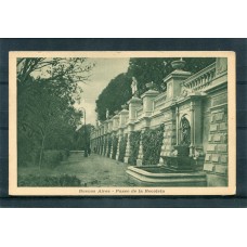 CIUDAD DE BUENOS AIRES ANTIGUA TARJETA POSTAL PASEO DE LA RECOLETA